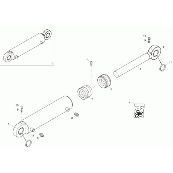 Tilt Ram Assembly