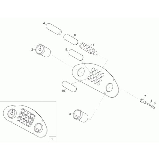 Instrument Panel for Neuson 9001