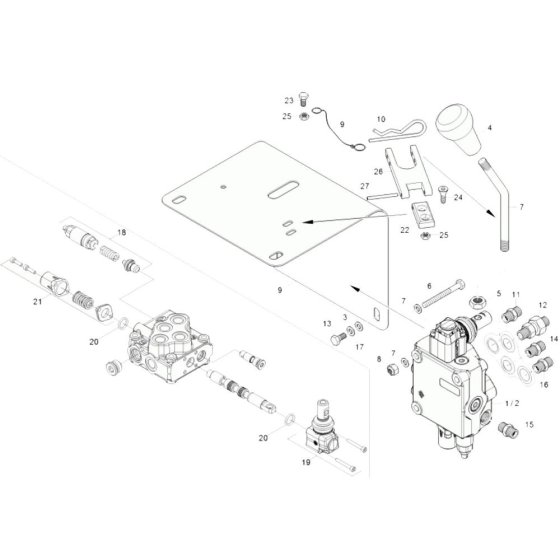 Control Valve for Wacker 9001