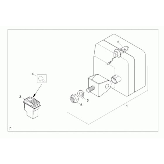 Light Assembly for Wacker 9001