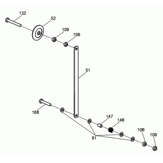 Guide Wheel Assembly for BFS 12