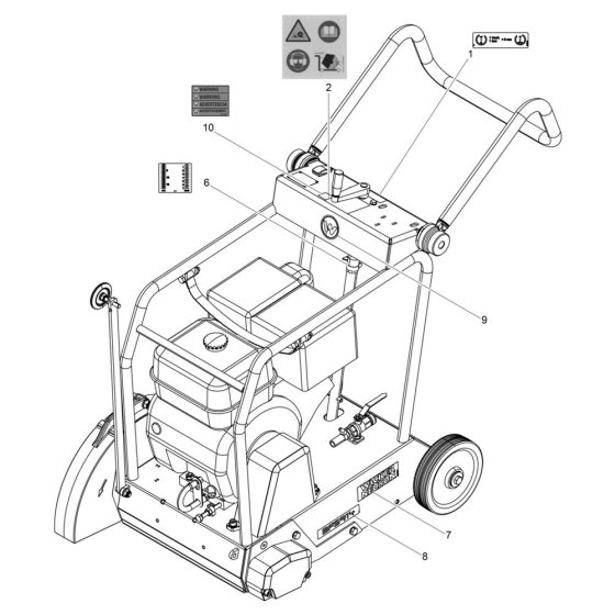 Decals for Wacker BFS 1318