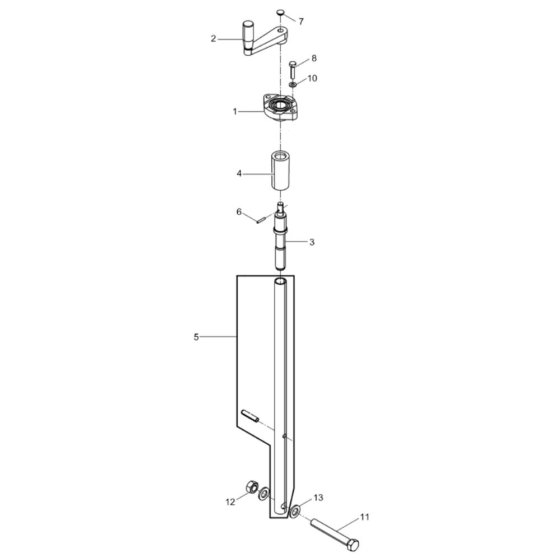 Spindle Assembly for Wacker BFS 1350