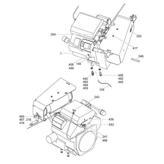 Engine Assembly for Wacker