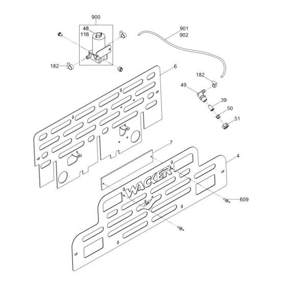 Water System for Wacker CRT36-23