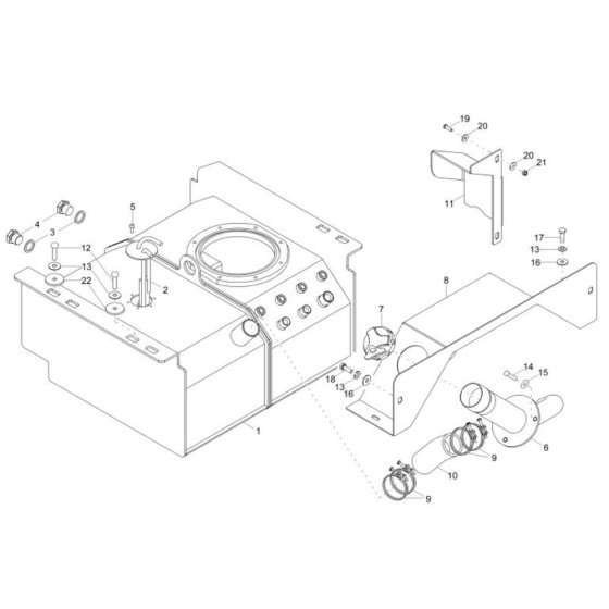 Fuel Tank Assembly for DT23