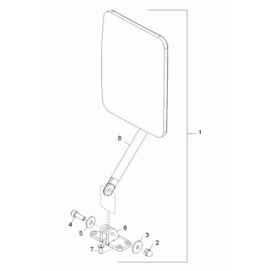 Mirror Assembly for DT25