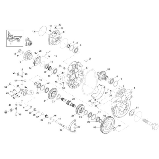 Gearbox Assembly for DV100
