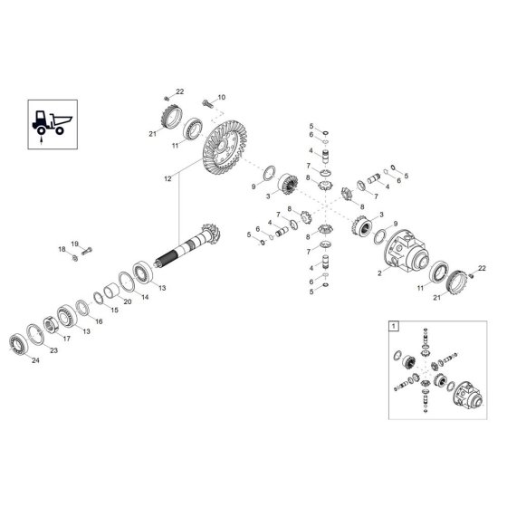 Differential Axle Assembly