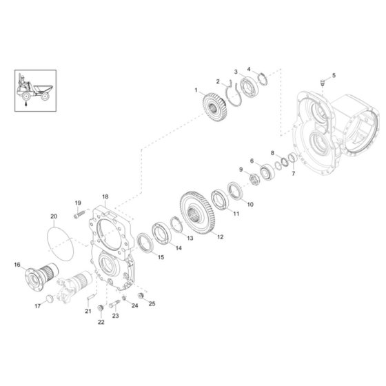 Gearbox Assembly for DV60