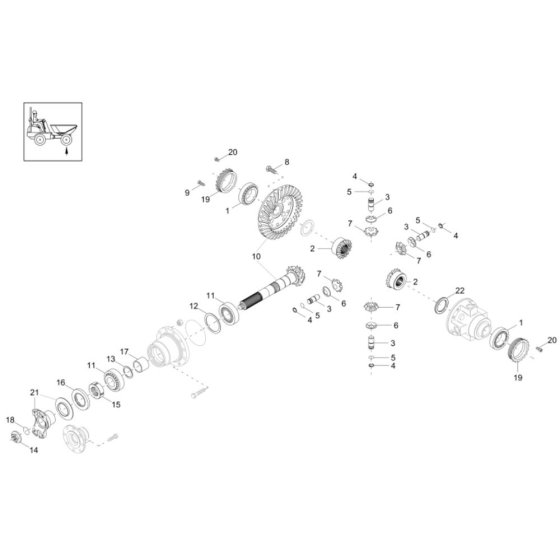 Differential Axle Assembly