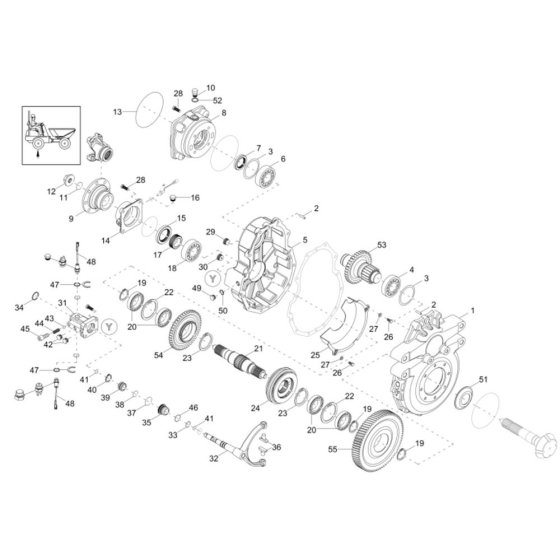 Gearbox Assembly for DV90