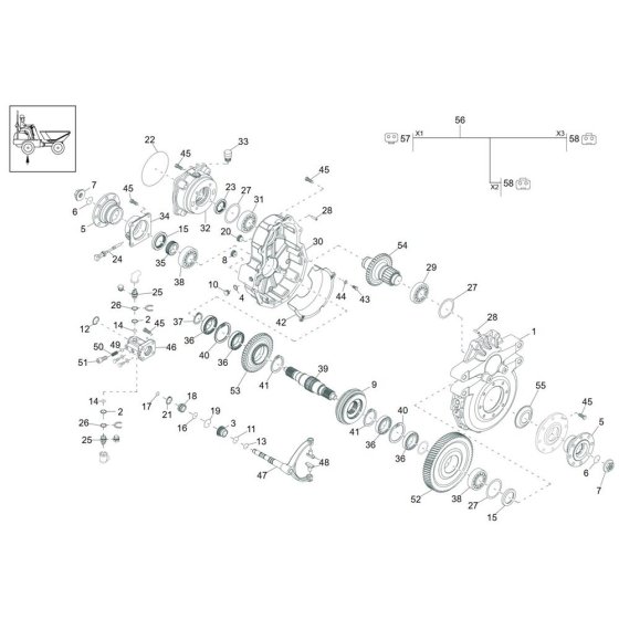 Gearbox Assembly for DW100