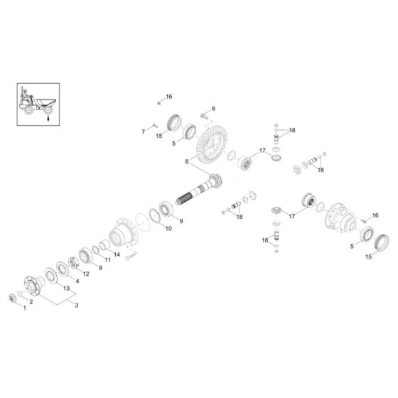Differential Axle Assembly