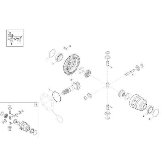 Differential Axle Assembly