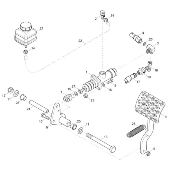 Brake Assembly for Wacker DW20