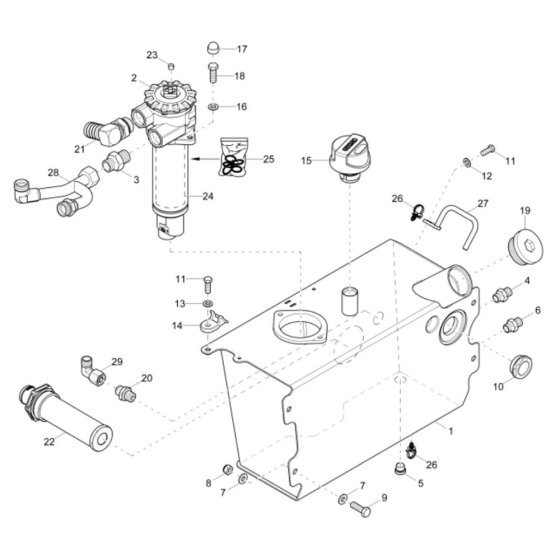 Hydraulic Tank Assembly