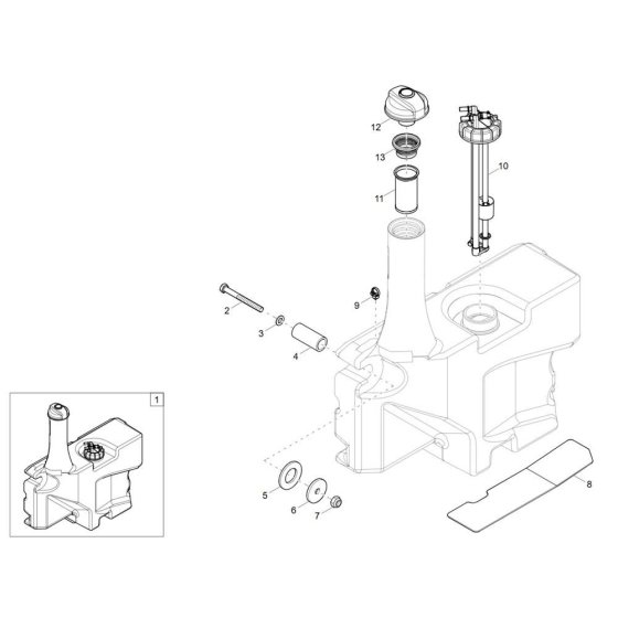 Fuel Tank Assembly for DW20-2