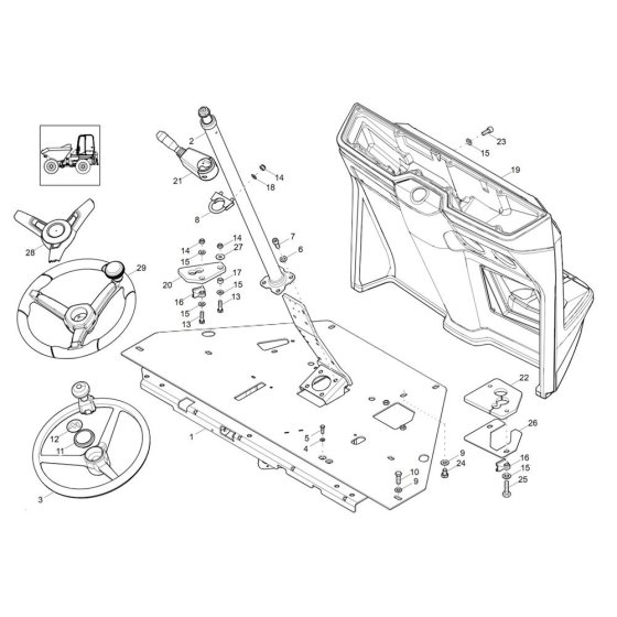 Pilot Stand Assembly - Wacker DW40-2