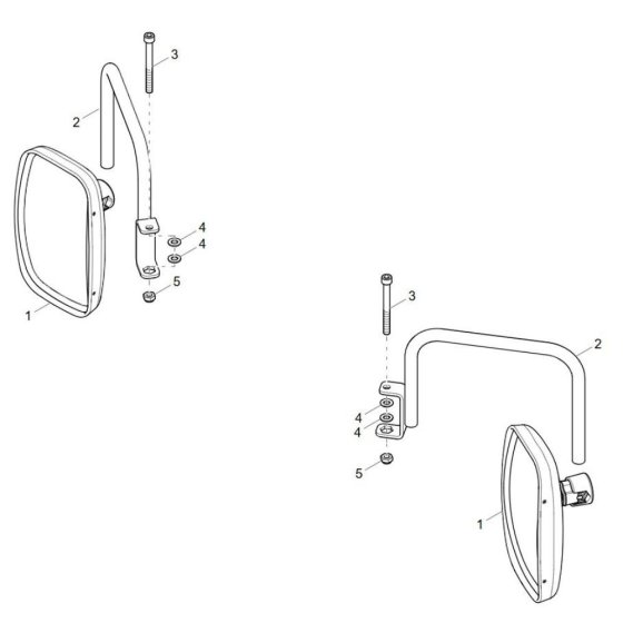 Mirror Assembly for DW40-2