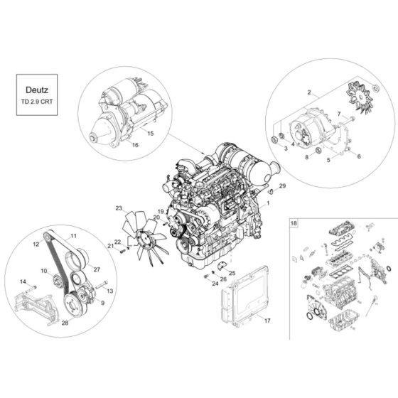 Engine Assembly for DW50-2