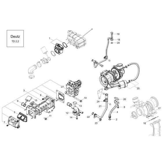 Turbo Supercharger Assembly