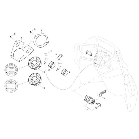 Instrument Panel for Wacker DW50