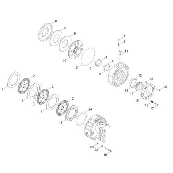 Brake Assembly for DW60
