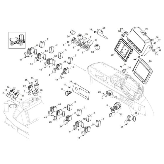 Instrument Panel for Wacker DW60-3