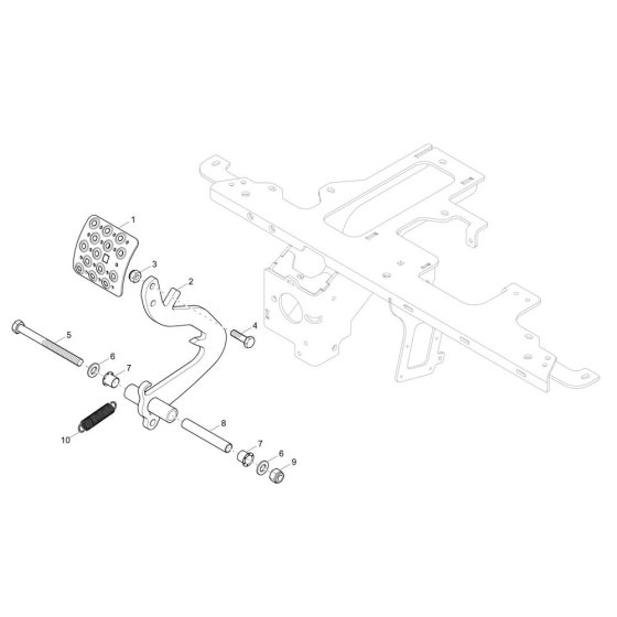 Foot Brake Assembly for DW60-3