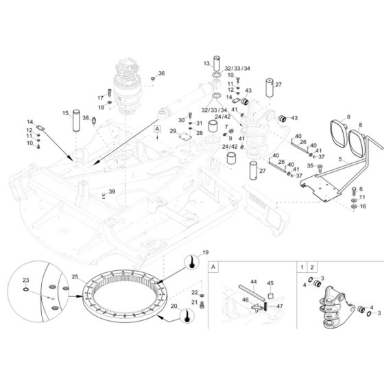 Chassis Assembly for Wacker EW100