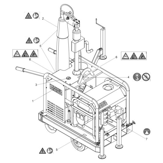 Wacker LBM1 Decals