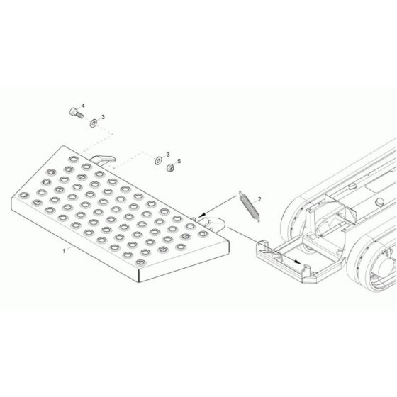 Step Plate Assembly for TD9