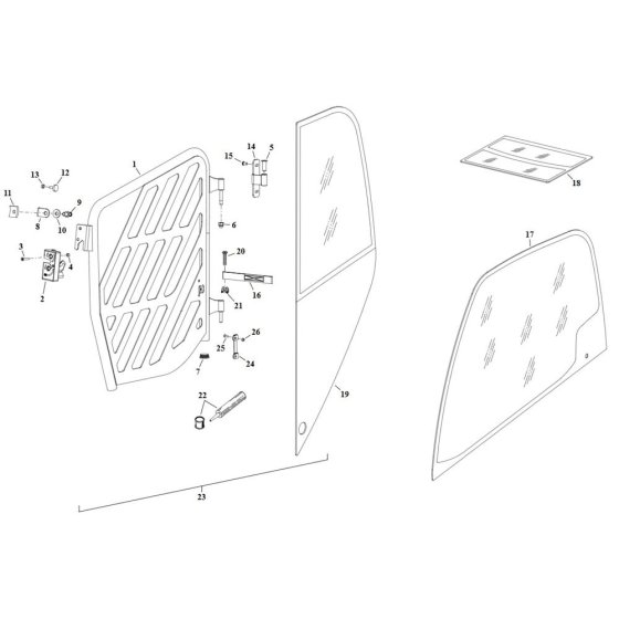 Door Assembly for TH412
