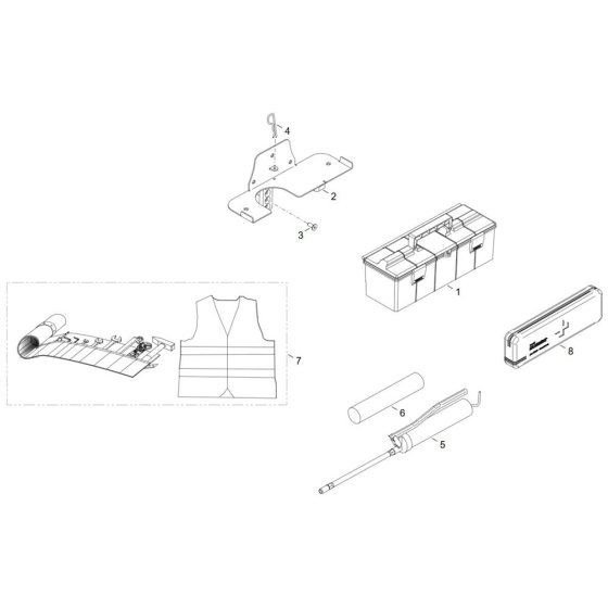Wacker TH412 Tools