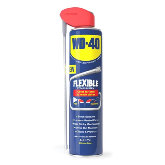 Lubricant Spray 400ml with Flexible Nozzle for Hard-to-Reach Areas