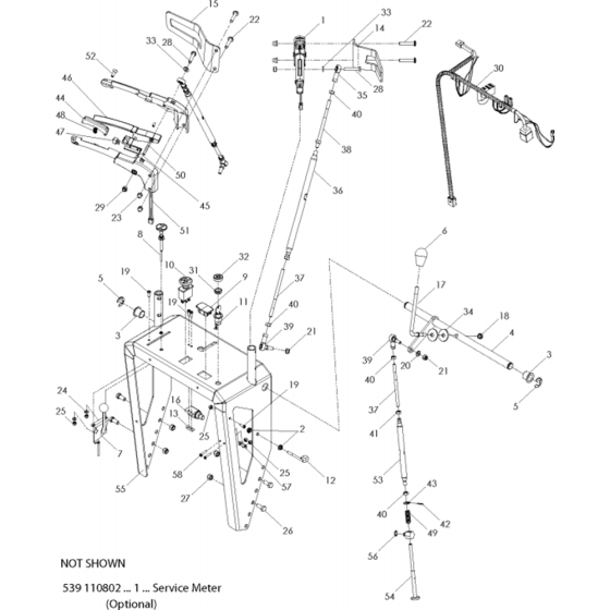 Handle and Controls for WH3615