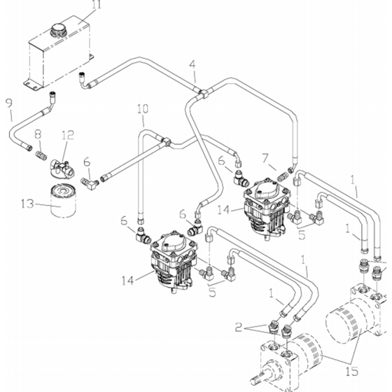 Hydraulic Assembly for Husqvarna
