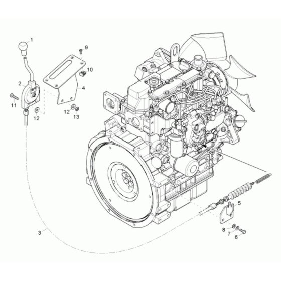 Speed Actuator for Wacker 28Z3