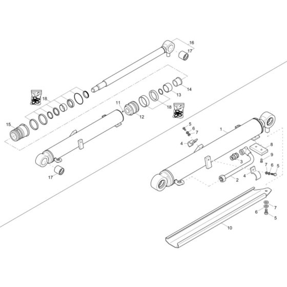 Boom Cylinder Assembly