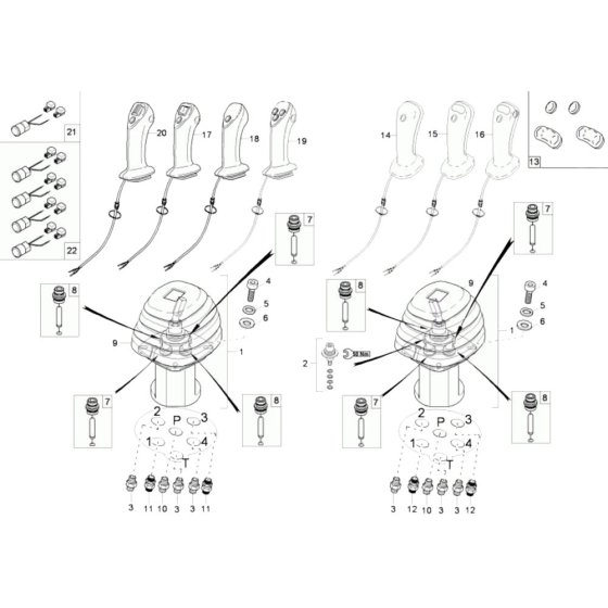 Joystick Assembly for Neuson 75Z3