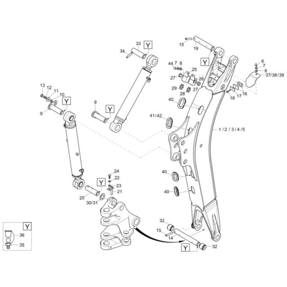Lift Arm Assembly for Wacker 803