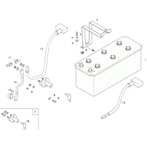 Battery Assembly for Wacker 9503