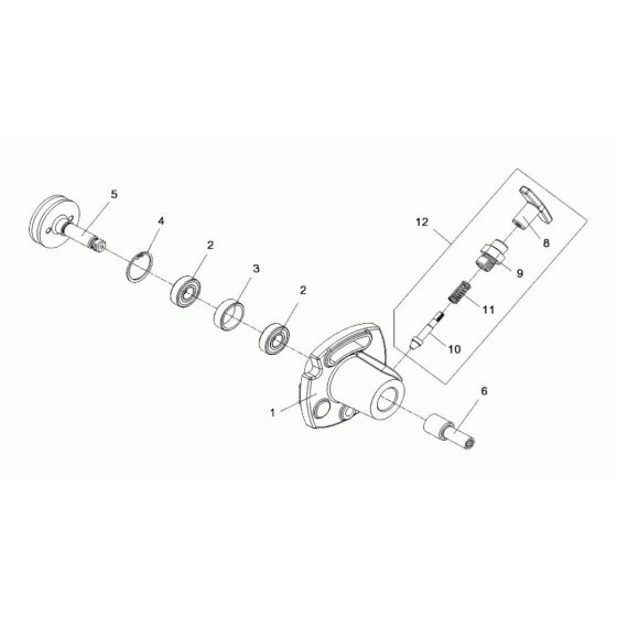 Hub Assembly for Wacker A5000