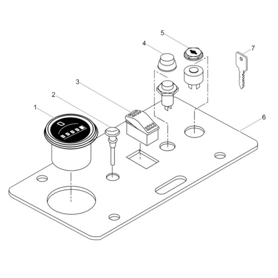 Control Panel Assembly for Wacker