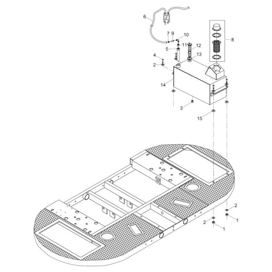 Fuel System for Wacker CRT 46 KHN