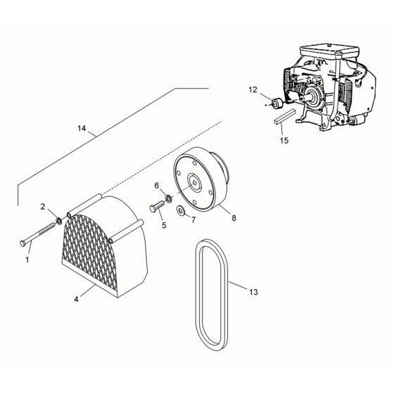 Clutch Assembly for Wacker Trowel