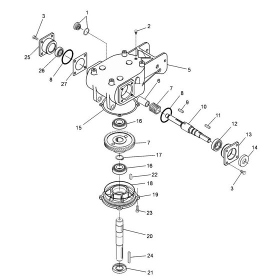 Gearbox Assembly for CT30AGT