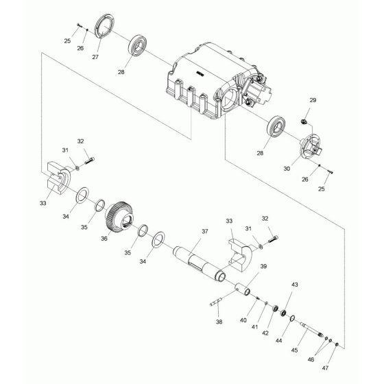 Exciter Assembly for Wacker