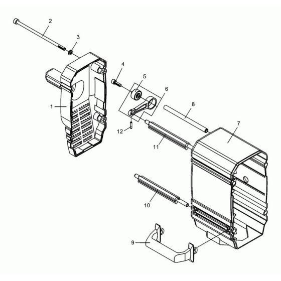 Cover Assembly for Wacker EH 27/127